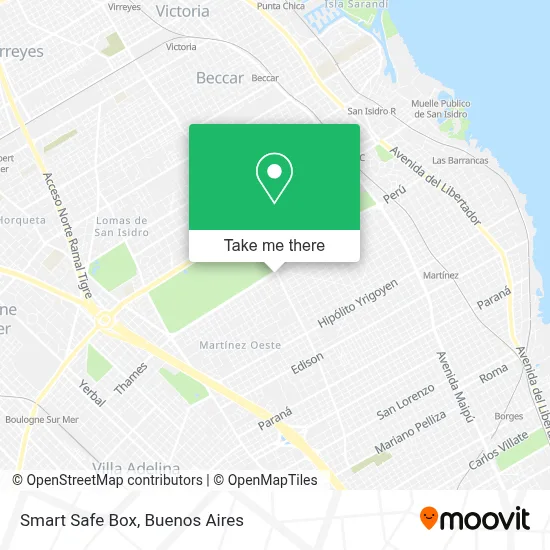 Smart Safe Box map