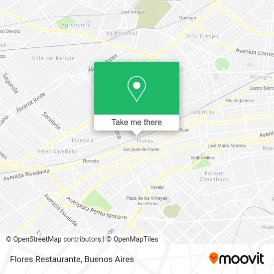 Flores Restaurante map