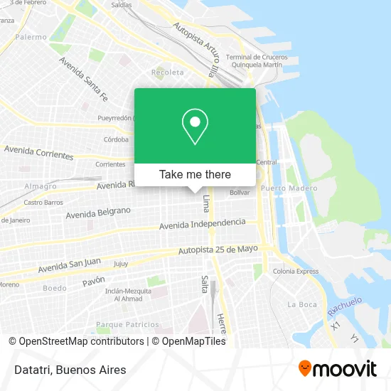 Datatri map