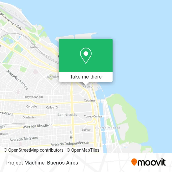 Project Machine map