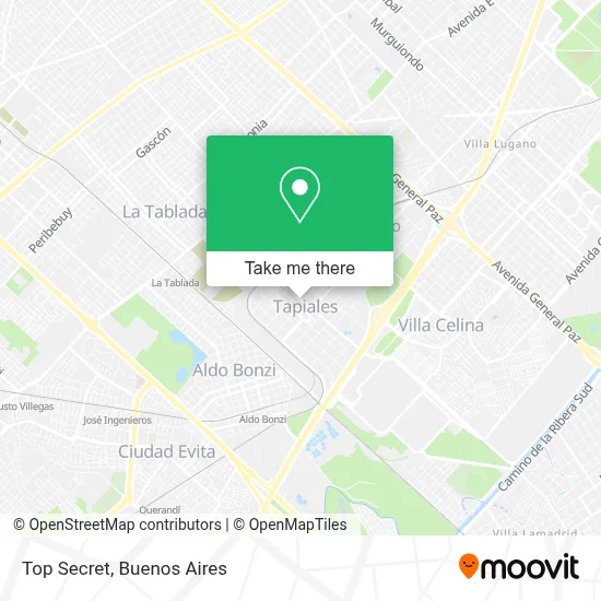 Top Secret map