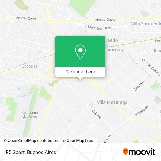 F5 Sport map