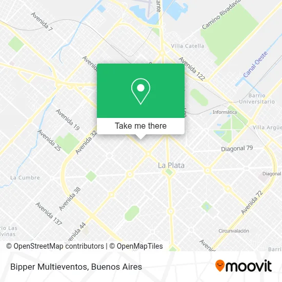 Bipper Multieventos map