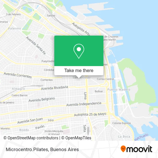 Microcentro.Pilates map