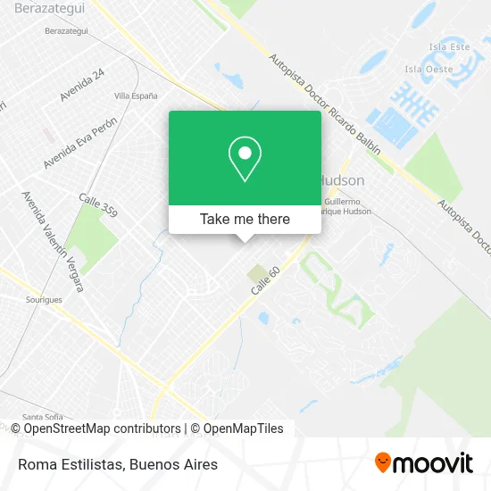Roma Estilistas map
