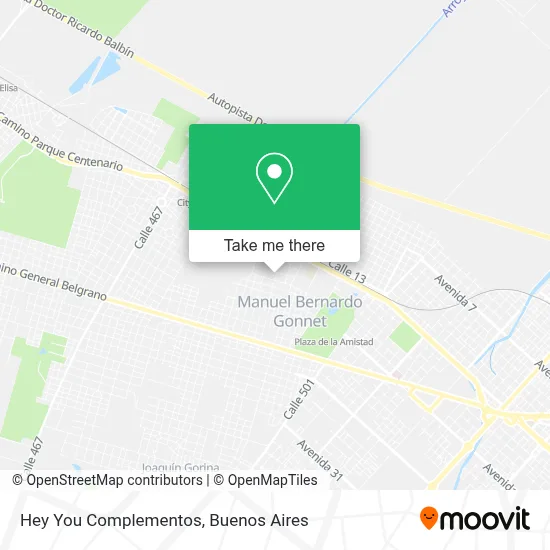 Hey You Complementos map