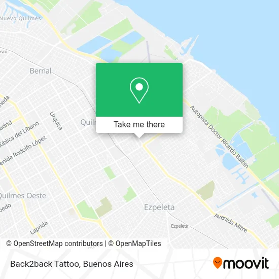 Back2back Tattoo map