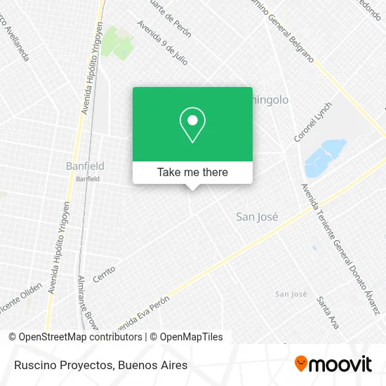Ruscino Proyectos map