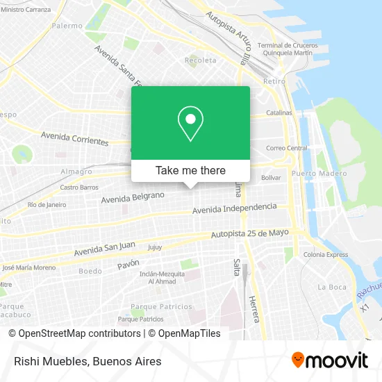 Rishi Muebles map
