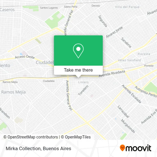 Mirka Collection map