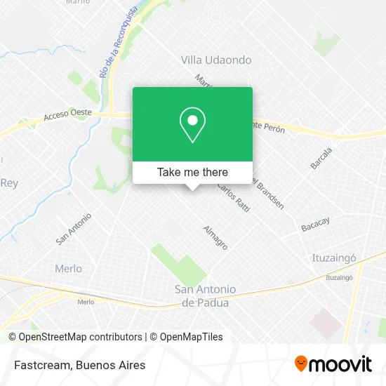 Fastcream map