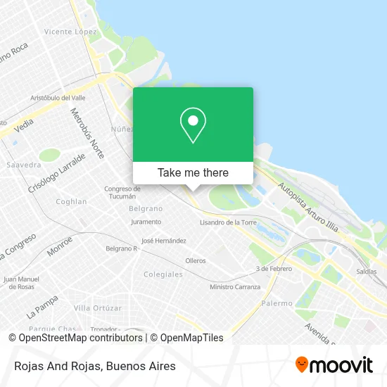 Rojas And Rojas map