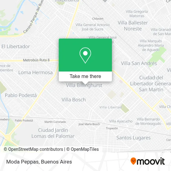Moda Peppas map