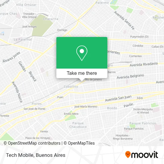 Tech Mobile map