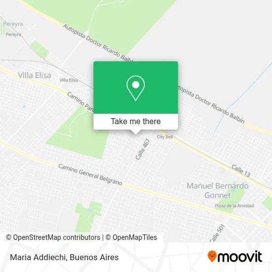 Maria Addiechi map