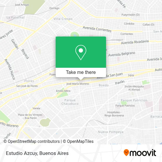 Estudio Azcuy map