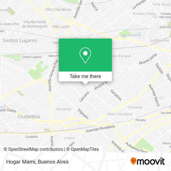 Hogar Mami map