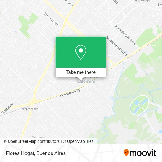 Flores Hogar map