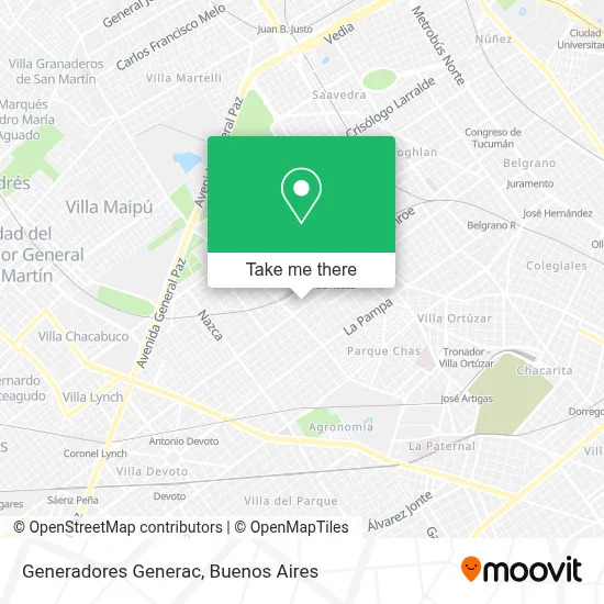 Generadores Generac map