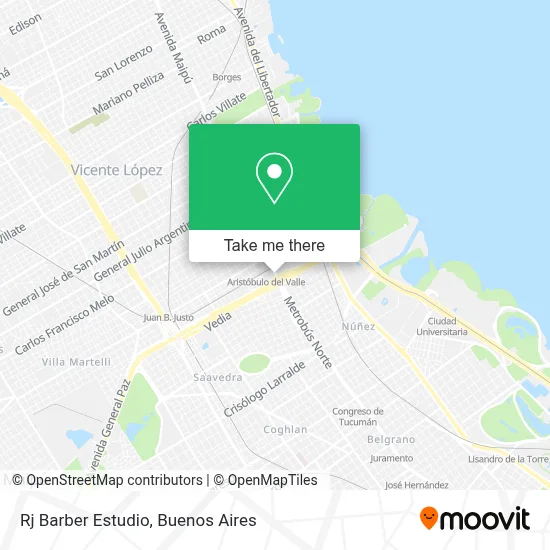 Rj Barber Estudio map
