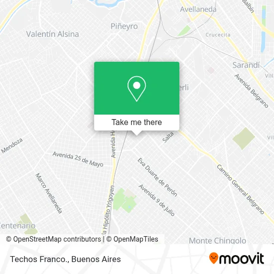 Techos Franco. map