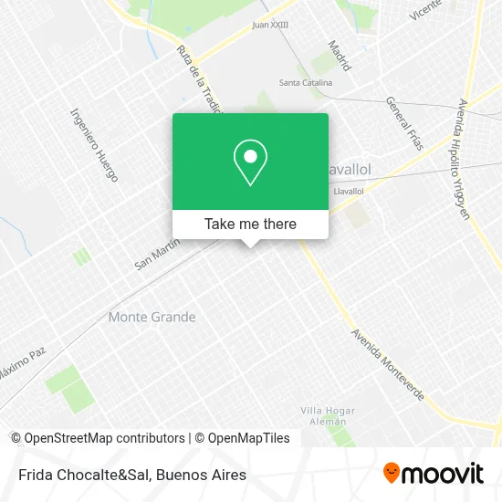 Frida Chocalte&Sal map