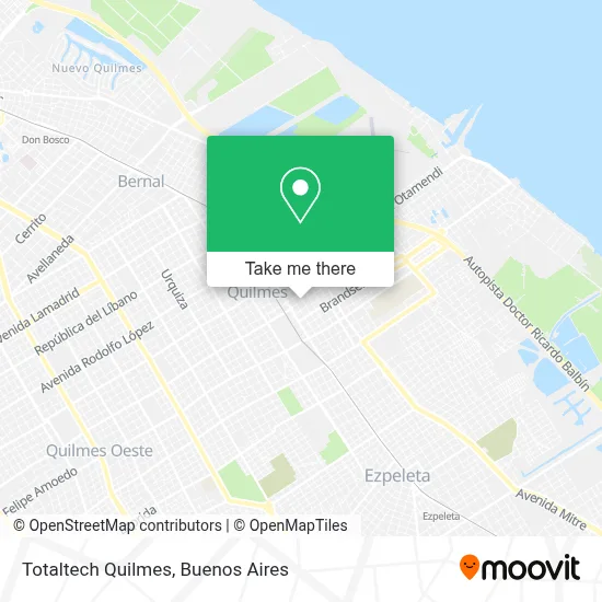 Totaltech Quilmes map