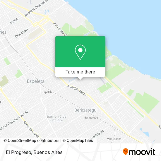 El Progreso map