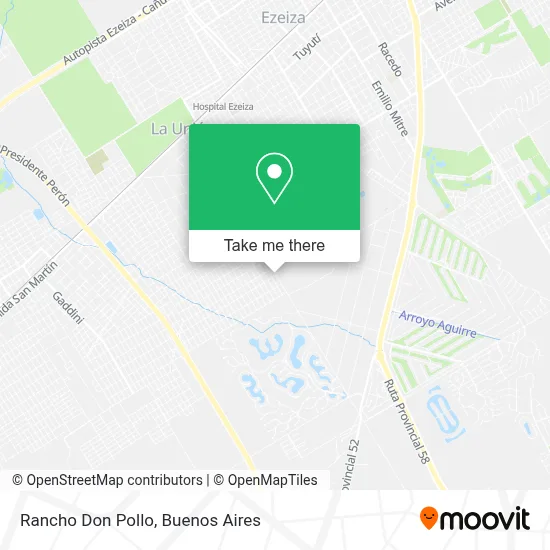 Rancho Don Pollo map