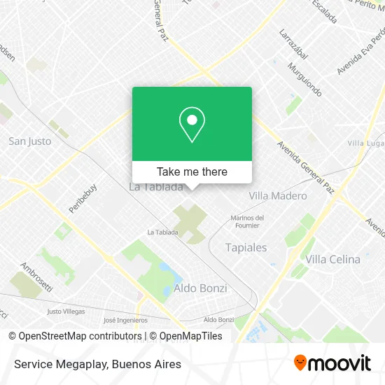 Service Megaplay map