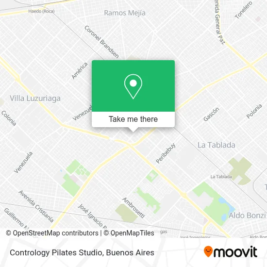 Contrology Pilates Studio map