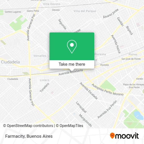 Farmacity map