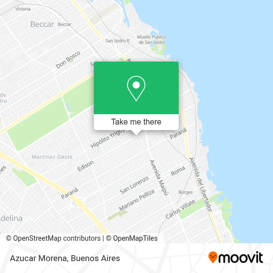 Azucar Morena map