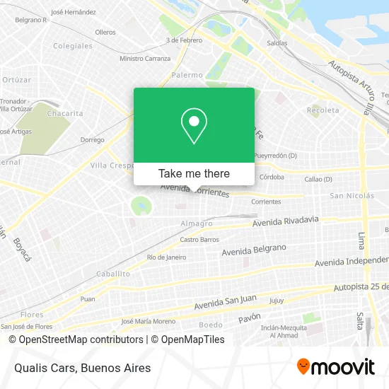 Qualis Cars map