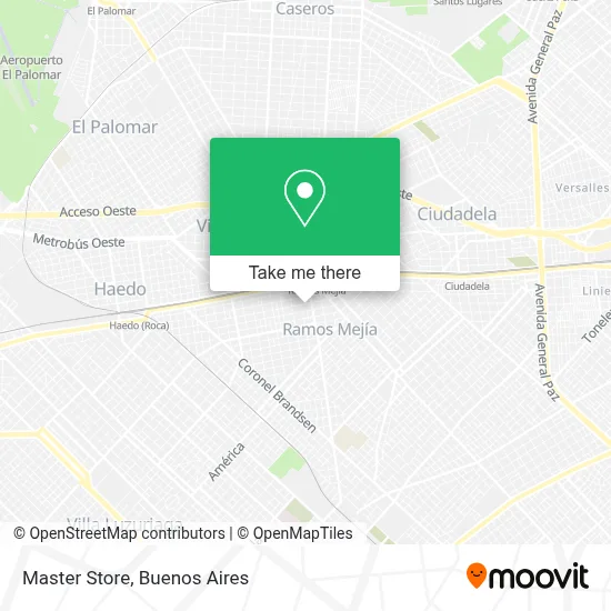 Master Store map