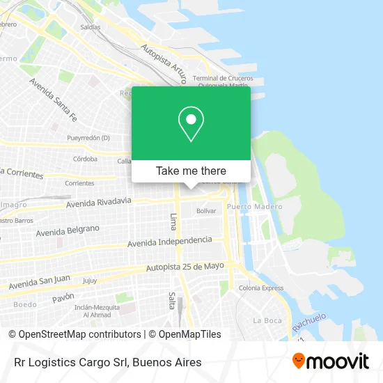 Rr Logistics Cargo Srl map