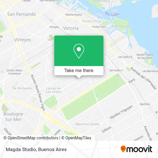 Magda Studio map