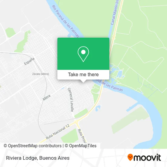 Riviera Lodge map