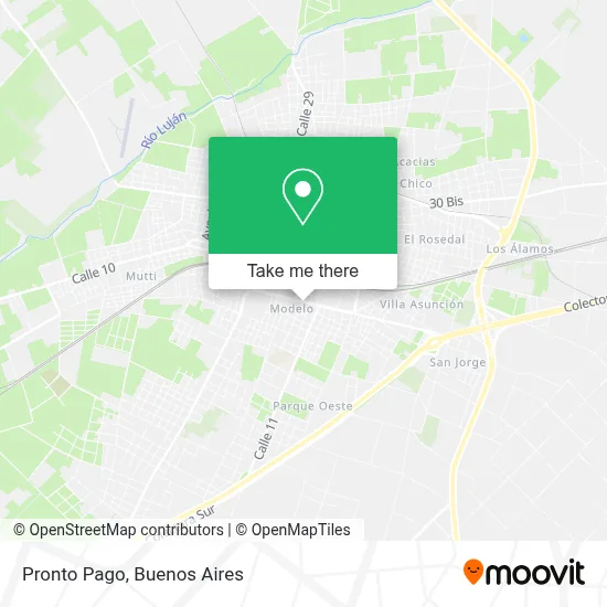 Pronto Pago map