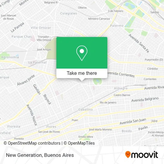 New Generation map