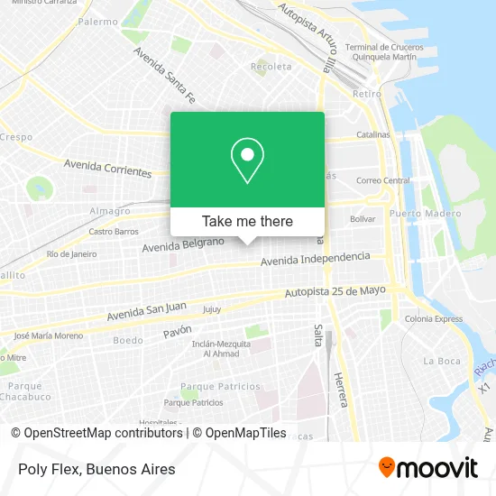 Poly Flex map