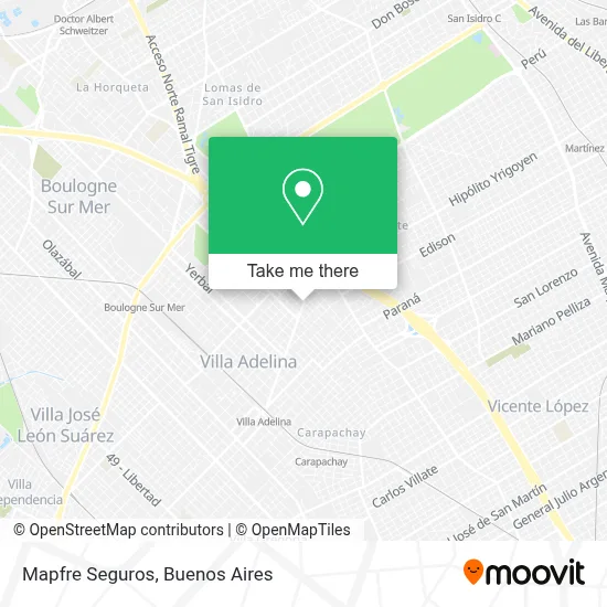 Mapfre Seguros map
