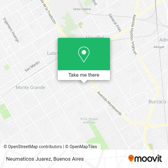Neumaticos Juarez map