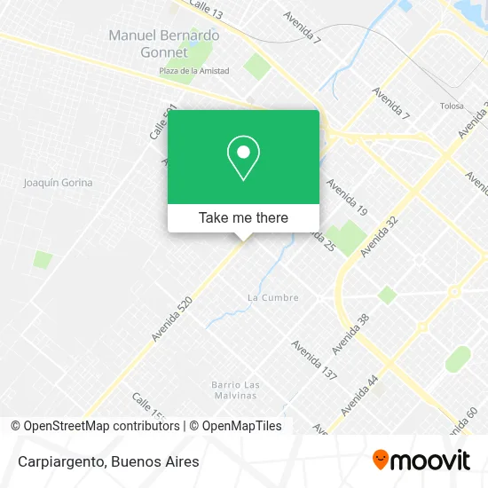 Carpiargento map