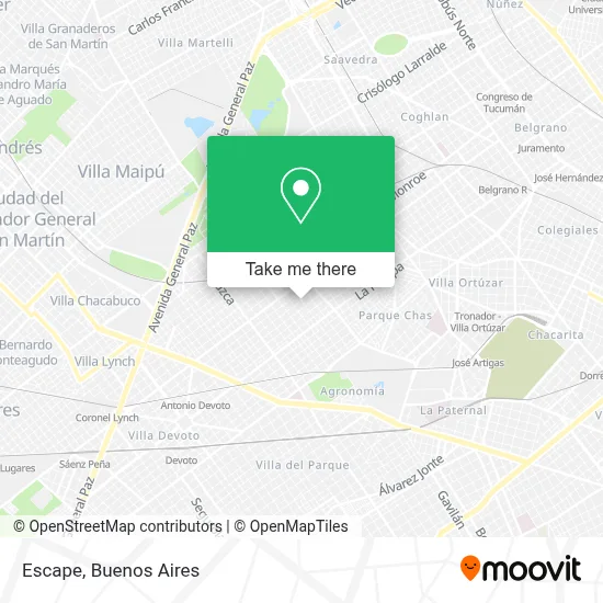Escape map