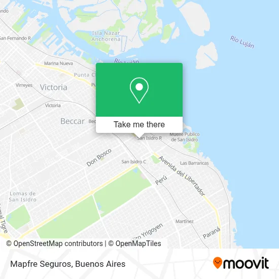Mapfre Seguros map