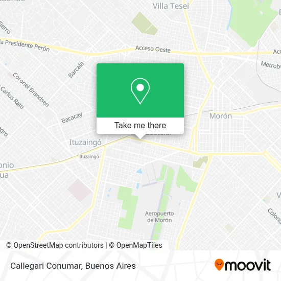 Callegari Conumar map