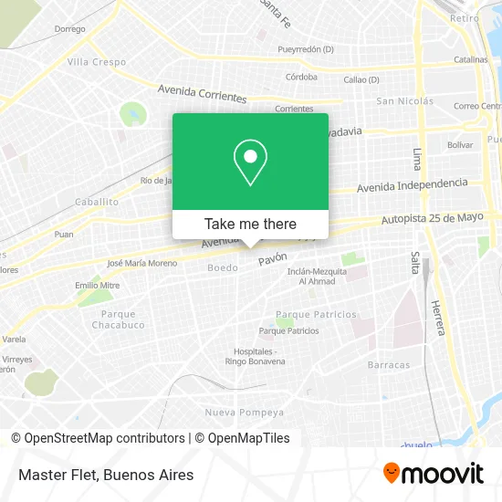 Master Flet map