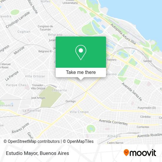 Estudio Mayor map