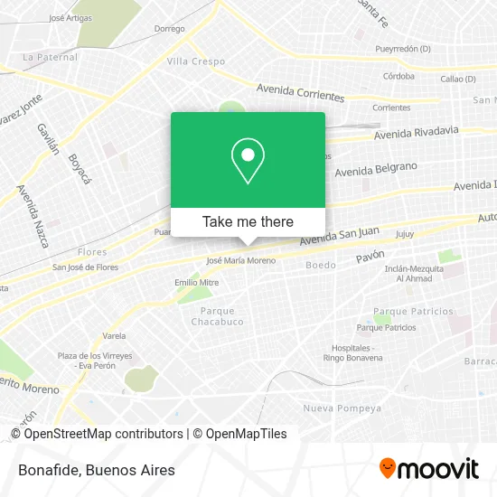 Bonafide map